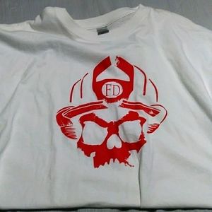 Brand New NEVER WORN FD skull heavy cotton short sleeve tshirt 2XL